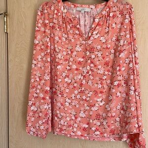 Loft floral fall blouse
